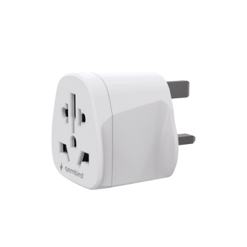 GEMBIRD univerzalni AC strujni adapter world to UK power adapter plug, 10 A, A-AC-UKMINTF