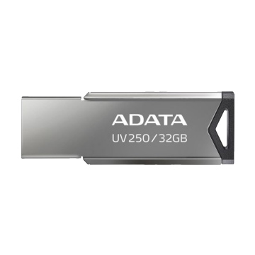 USB Memory stick Adata 32GB UV250 2.0 Silver Metal Style AUV250-32G-RBK