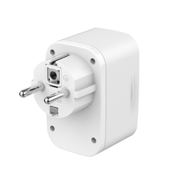 USB punjač Type-C + USB-A + shuko, 3A, white GEMBIRD, TA-ACPDQC20-01-W