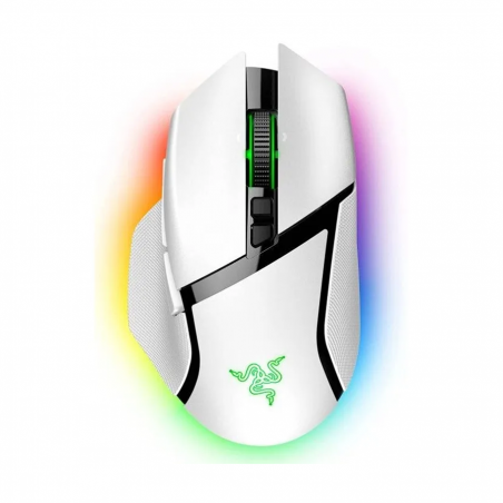 Miš Razer Basilisk V3 Pro – Ergonomic Wireless Gaming Mouse – White Edition – EU Packaging, RZ01-04620200-R3G1