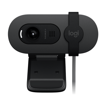 WEB camera LOGITECH Brio 100, USB Black, 1920×1080, 960-001585