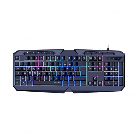 Tastatura SPEEDLINK LUDICIUM RGB Rainbow Gaming Keyboard, black – US Layout, SL-670004-BK-US