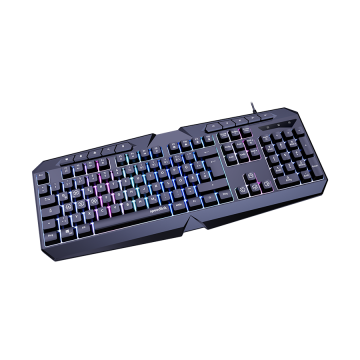 Tastatura SPEEDLINK LUDICIUM RGB Rainbow Gaming Keyboard, black – US Layout, SL-670004-BK-US