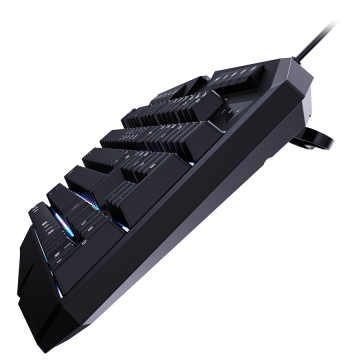 Tastatura SPEEDLINK LUDICIUM RGB Rainbow Gaming Keyboard, black – US Layout, SL-670004-BK-US