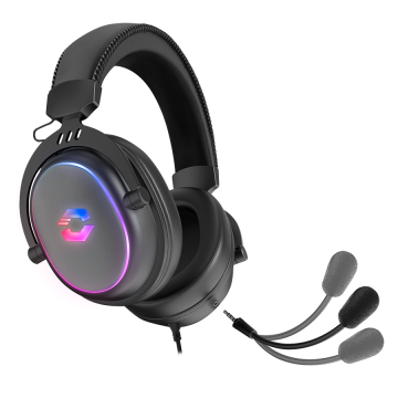 Slušalice sa mikrofonom SPEEDLINK CONUX RGB Stereo Gaming Headset – for PC/PS5/PS4/Xbox SeriesX/S/Switch 2/Switch/OLED/Lite , bl