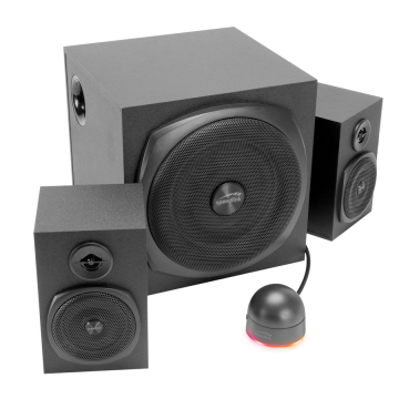 Zvučnici 2.1 SPEEDLINK GRAVITY LT 2.1 Subwoofer System, black, SL-820009-BK