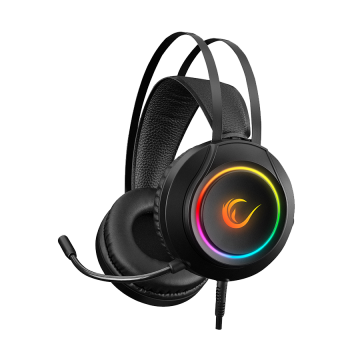 Slušalice sa mikrofonom gaming RAMPAGE RM-K45 ORBIT-S Black RGB Led 7.1 Gaming Headset with Microphone, 35150