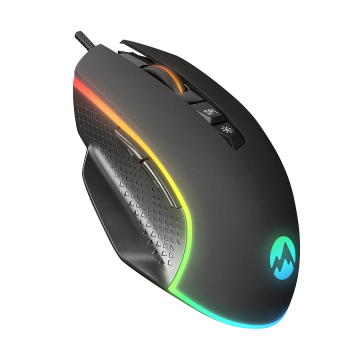 Miš gaming Everest Everest RAGE-X2 Usb Black 800/1600/3200/4800/6400 DPI,, 7D, Sunplus 199 Gaming Mouse, 35122