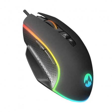 Miš gaming Everest Everest RAGE-X2 Usb Black 800/1600/3200/4800/6400 DPI,, 7D, Sunplus 199 Gaming Mouse, 35122