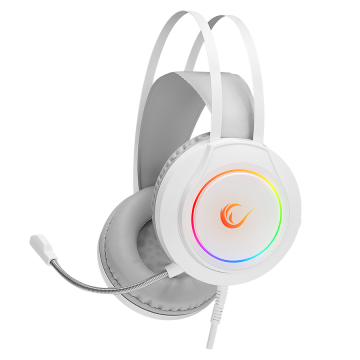 Slušalice sa mikrofonom gaming RAMPAGE RM-K45 ORBIT-S White RGB Led 7.1 Gaming Headset with Microphone, 40794