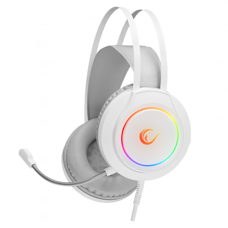 Slušalice sa mikrofonom gaming RAMPAGE RM-K45 ORBIT-S White RGB Led 7.1 Gaming Headset with Microphone, 40794