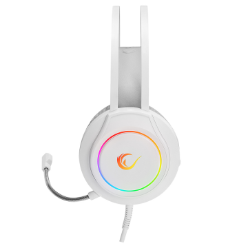 Slušalice sa mikrofonom gaming RAMPAGE RM-K45 ORBIT-S White RGB Led 7.1 Gaming Headset with Microphone, 40794