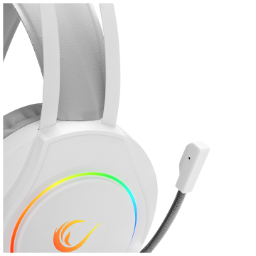 Slušalice sa mikrofonom gaming RAMPAGE RM-K45 ORBIT-S White RGB Led 7.1 Gaming Headset with Microphone, 40794