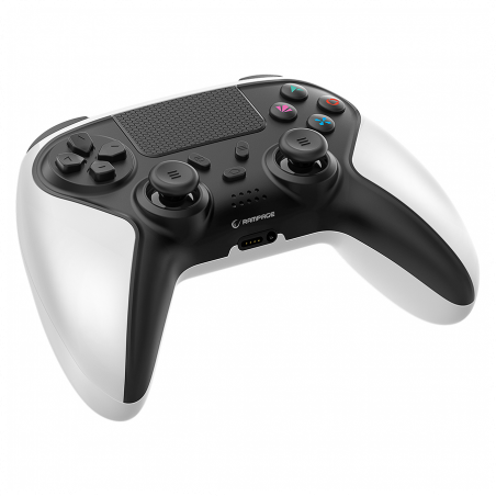 Game Pad gaming RAMPAGE Snopy Tactic White Bluetooth Dual Vibration PS4 Gamepad Joypad, 40929