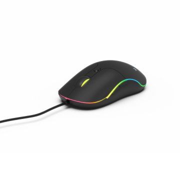 Miš GEMBIRD MUS-UL-02, USB, large size illuminated, black, 2400 dpi