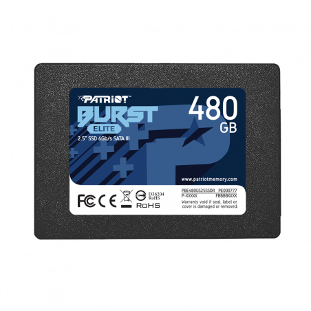 SSD Patriot 480GB 2.5″ PBE480GS25SSDR