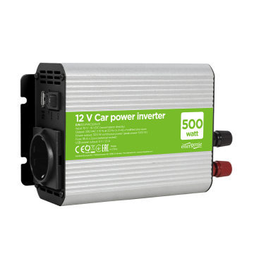 DC-AC inverter za auto GEMBIRD, in12Vout220V 500W EG-PWC500-01