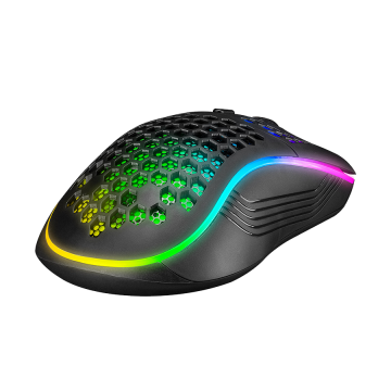 Miš Everest SM-G66 X-HOLE Usb Black 7D Optical 8000dpi LED Illuminated Gaming Mouse, 34921