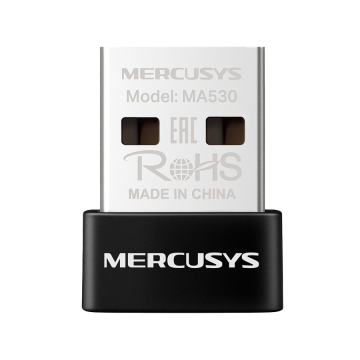 USB Bluetooth dongle Mercusys MA530 Bluetooth 5.3 Nano USB Adapter, Bluetooth 5.3, Nano-Size, USB 2.0, Supported operating syste