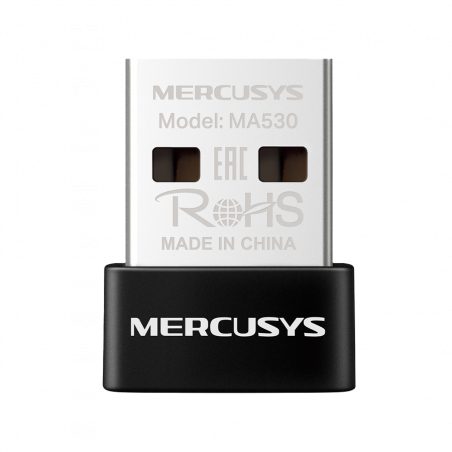 USB Bluetooth dongle Mercusys MA530 Bluetooth 5.3 Nano USB Adapter, Bluetooth 5.3, Nano-Size, USB 2.0, Supported operating syste