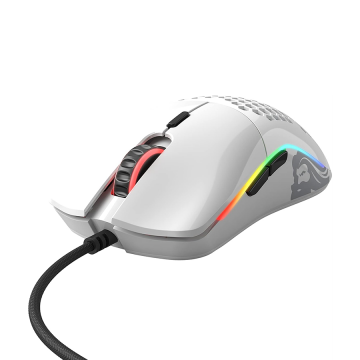 Miš Glorius gaming Race D RGB GD-GWHITE glossy white