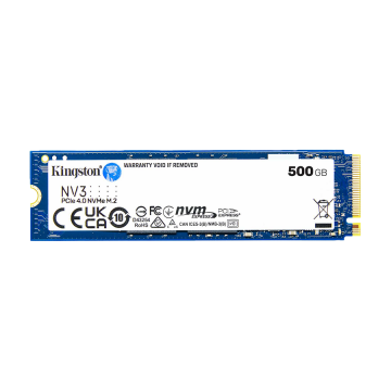 Kingston SSD SNV3S/500G 500GB NV3 NVMe PCIe 4.0 R/W:5000/3000MB/s