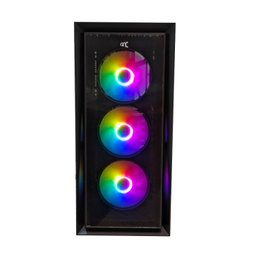 KUĆIŠTE GNC EZ COOL GAMING HC-625B BEZ NAPAJANJA, Tempered Glass, 3×120 RGB ventilator