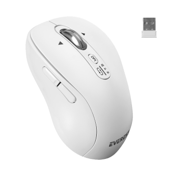 Miš Everest ETERNAL wireless white 2,4GHz