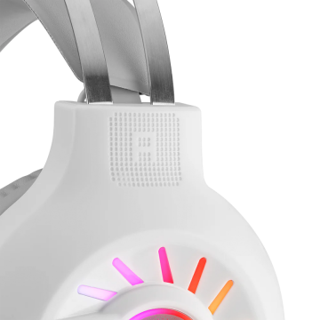 Slušalice sa mikrofonom gaming RAMPAGE RM-K44 ZENGIBAR White 7.1 Surround RGB Light Effect, 36094