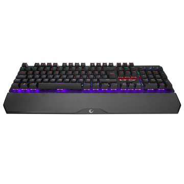 Tastatura gaming RAMPAGE KB-R86 UMBRA Black USB Rainbow Illuminated Red Switch US Layout Mechanical, 40385