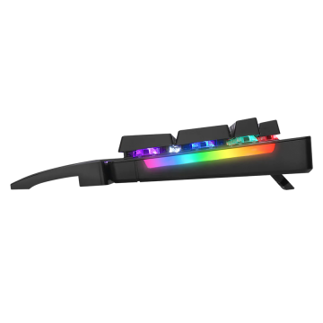 Tastatura gaming RAMPAGE KB-R86 UMBRA Black USB Rainbow Illuminated Red Switch US Layout Mechanical, 40385