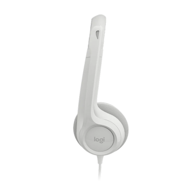 Slušalice sa mikrofonom, Logitech H390, USB, Noise-canceling Rotating microphone, Off-White, 981-001286