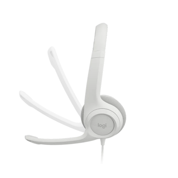 Slušalice sa mikrofonom, Logitech H390, USB, Noise-canceling Rotating microphone, Off-White, 981-001286