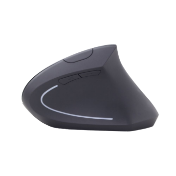 Miš GEMBIRD MUSW-ERGO-01, 6-button wireless optical mouse, black, 800-1200-1600 DPI, MUSW-ERGO-01