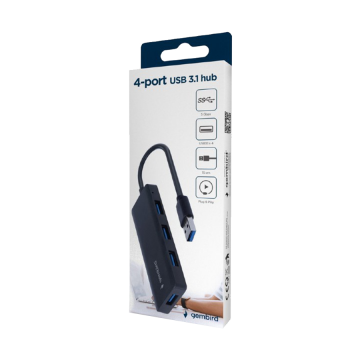 USB 3.1 (Gen 1) HUB GEMBIRD UHB-U3P4-03, 4 port