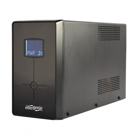 UPS GEMBIRD EG-UPS-035, USB and LCD display, 2000 VA, 1200W, black