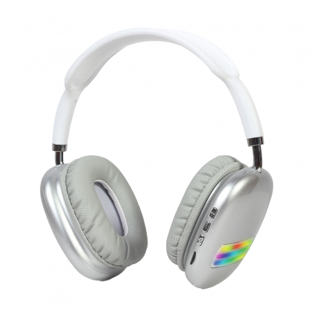 Slušalice sa mikrofonom bluetooth GEMBIRD RGB LED, BHP-LED-02-W, white