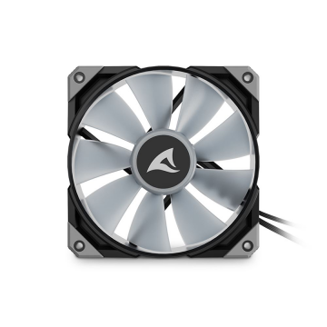 Ventilator Sharkoon Rebel F50 PWM ARGB Black, 120mm