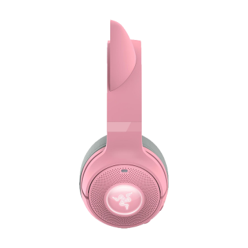 Slušalice Razer Kraken Kitty V2 BT – Quartz Edition – Wireless Bluetooth RGB Headset with Kitty Ears – FRML Packaging, RZ04-0486