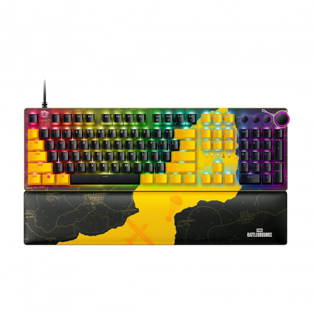 Tastatura Razer Huntsman V2 – Optical Gaming Keyboard – PUBG: Battlegrounds Edition (Linear Optical Switch) – World Packaging, R