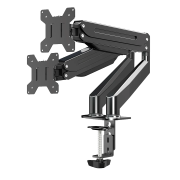 NOSAČ ZA DVA MONITORA ESPERANZA DESK HOLDER WITH GAS SPRING FOR 2 COMPUTER MONITORS 17″-27″ MACHE, ERW020