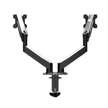 NOSAČ ZA DVA MONITORA ESPERANZA DESK HOLDER WITH GAS SPRING FOR 2 COMPUTER MONITORS 17″-27″ MACHE, ERW020