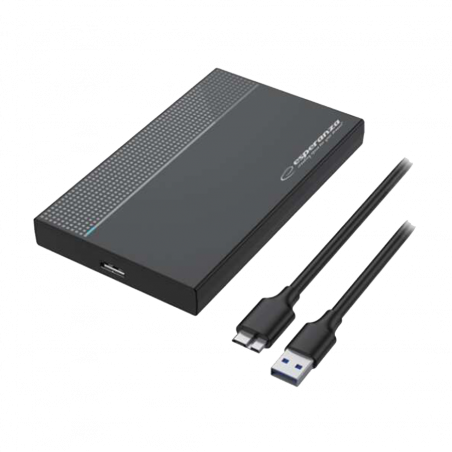 Kućište za externi 2,5″ HDD ESPERANZA EXTERNAL HDD/SSD CASE FOR 2.5″ HDD, EBA102, USB standard: 3.2 Gen 1
