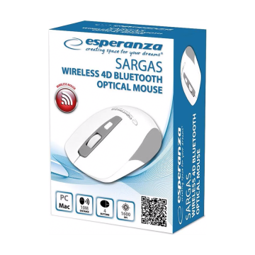 Miš bluetooth ESPERANZA, OPTICAL MOUSE, 4D SARGAS, EM130W