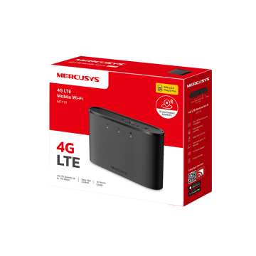 ROUTER Mercusys MT110 4G LTE mobilni Wi-Fi, 2200 mAh baterija, 4G LTE brzine do 150 Mbps, 150 Mbps WiFi 2,4 GHz, SIM kartica Plu