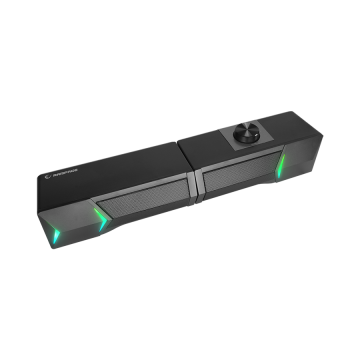 Zvučnici 2.0 gaming RAMPAGE Elegant X10 2.0 Rms Bluetooth 3W*2 RGB Illuminated Multimedia Usb 5V 45dB Gaming Player Speaker, 389