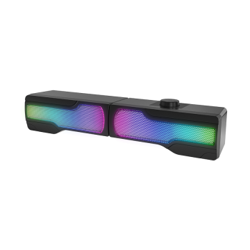 Zvučnici 2.0 gaming RAMPAGE Arty X13 Bluetooth 3W*2 Multimedia Usb 5V 45dB Gaming Player Speaker with RGB Light, 38929