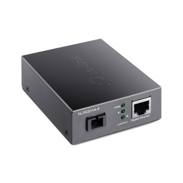 TP Link TL-FC311A-2 10/100/1000 Mbps RJ45 do 1000 Mbps Single-mode SC WDM dvosmjerni fiber ConverterPORT: 1× Gigabit SC port, 1×