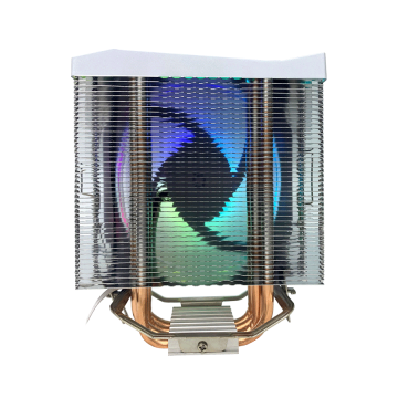 CPU hladnjak RAMPAGE OCTAGON C50 White 57CFM 1800RPM 12cm ARGB AM5/LGA1700 Compatible Air Cooled CPU Fan