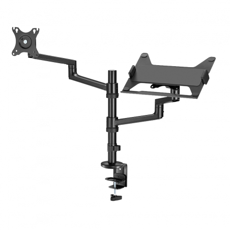 NOSAČ ZA MONITOR I LAPTOP GEMBIRD MA-DA-04, montaža na stol, monitors up to 32″ and notebooks up to 17,3″